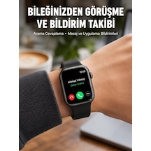 Arama Cevaplayabilen Akıllı Saat Bluetooth Bağlantılı Sosyal Medya Girişli Yeni Nesil