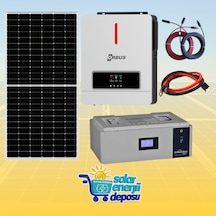 Solar Enerji Deposu 4000w Lityum Güneş Enerjisi Paketi