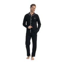U.s Polo 12039 Önü Düğmeli Pijama Takımı 001