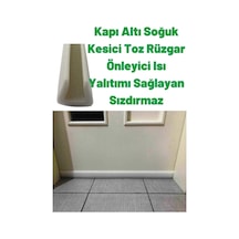 Şeker Portakalım 3 Adet Beyaz Geçmeli Kapı Altı İzolasyon Süngeri