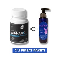 Alpha Rx Erkeklere Özel Ürün 30'lu Destekleyici Mucizevi Libido Arttırıcı Krem 125 Ml