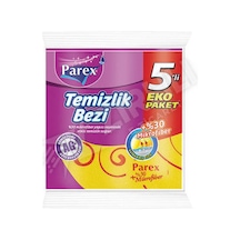 2 Adet Parex Temizlik Bezi % 30 5'li Renkli