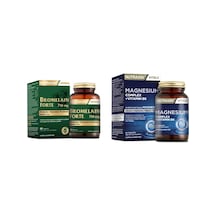 Nutraxin Bromelain Forte 750 Mg 60 Tablet + Nutraxin Magnesium Complex Vitamin B6 60 Tablet