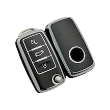 Volkswagen Transporter Anahtar Kılıfı Siyah-silver