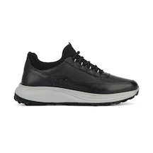 Ziya, Erkek Hakiki Deri Sneaker 161423z522 Siyah 161423z522 000