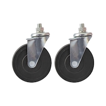 Stanley Pa616 Mt519-mt520 Taşıma Arabası İçin Küçük Pu Hareketli Yedek Teker 1 Çift