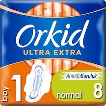 Orkid 1 Ultra Extra Tekli Normal Hijyenik Ped 24 x 8'li
