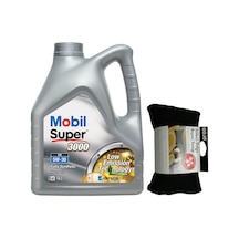 Mobil Super 3000 XE 5W-30 Tam Sentetik Motor Yağı 4 L + Gojo Boyun Yastığı