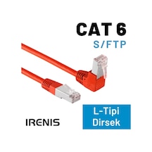 Irenıs 3 Mt Cat6 S/ftp Dirsek Kablo, Kırmızı