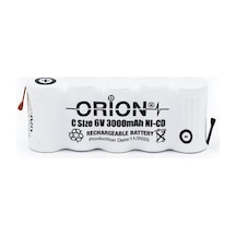 Orion 6V 3000Mah C Boy Ni-Cd Şarj Edilebilir Pil