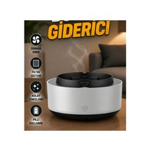 Sensörlü Elektronik Duman Giderici Küllük Çıkarılabilir Tepsili Pilli Tasarım