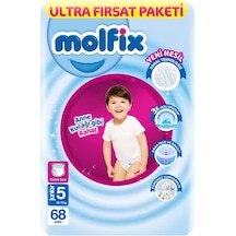 Molfix Külot Bez 5 Beden Junior Ultra Fırsat Paketi 68 Adet