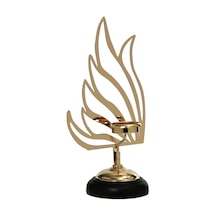 Vitale Kuğu Mumluk Gold 37 Cm Ak.je0079