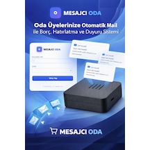 Mesajcı Oda - Üyelerinize Otomatik Mail İle Borç , Hatırlatma Ve Duyuru Sistemi