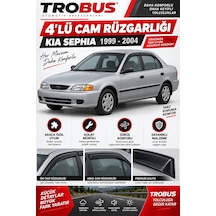 Kia Sephia Fb 1999-2004 Tam Uyumlu Cam Rüzgarlığı 4'lü