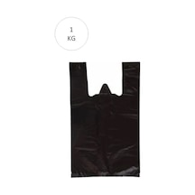 Siyah Atlet Poşet Mini Boy 20x34 Cm Takriben 235 Adet 1 Kg
