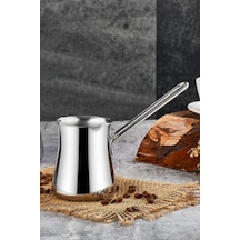 Polochef Mocca Paslanmaz Çelik Cezve Ve Sütlük 850 Ml 4-6 Kişilik
