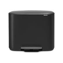 Brabantia Bo Pedallı Çöp Kutusu, 36 L, Metal, Mat Siyah, 54 X 36,5 X 44 Cm, 1 Birim Diğer