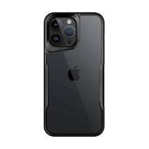 Newface Apple İphone 15 Pro Max Kılıf Boyi Silikon Kapak - Siyah