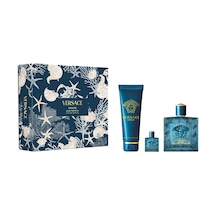 Eros Edp Parfüm 100 Ml + Duş Jeli 150 Ml + Seyahat Boy Erkek Parfümü 5 Ml Set Amber
