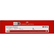 Faber Castell Kırmızı Kopya Kalemi 1 Düzine