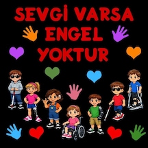 Engelliler Haftası Okul Panosu Figür Seti Hazır Kesim Sınıf Süsü 7