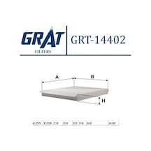 Grat 14402 Kabin Filtresi Opel: Astra G / Astra H / Zafir