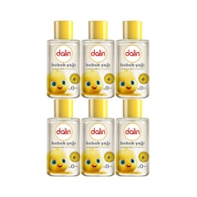 Dalin Bebek Yağı 50ml Klasik Mini 6 Lı Set
