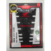 MOTOSPARTAN TANK PAD HONDA SPACY 110 SİYAH KIRMIZI KARBON