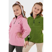 Fıstık Yeşili - Açık Pembe