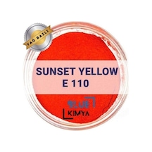 Blue Kimya Lake Sunset Yellow Turuncu E110 Yağ Bazlı Toz Gıda Boyası 500 G