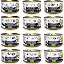 Schesir Ton Ve Sinarit Jöleli Tamamlayıcı Kedi Konservesi 70 Gr. X 12 Adet