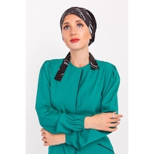 Tesettür Bone Siyah Çoklu Ata Cerrahi Bone Siyah