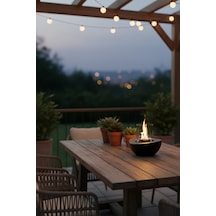 Meta Siyah Biyoetanol Masaüstü Şömine - 1 Lt Copart Yakıt Hediye