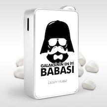 Kişiye Özel Galaksinin En İyi Babası Tasarımlı Metal Çakmak - 1