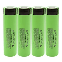 Ncr18650b 3.7 V 3400 Mah 18650 Düz Kafalı Şarj Edilebilir Pil 4 Adet Yeni Ve