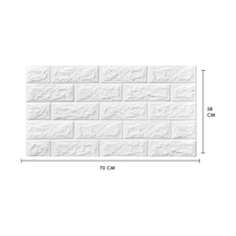 Renkli Duvarlar Kendinden Yapışkanlı Duvar Kağıdı 70 x 38 CM 0.26 m2