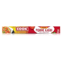 Cook Eko Kesilmiş Pişirme Kağıdı, 37 X 42 Cm, 30 Yaprak Diğer