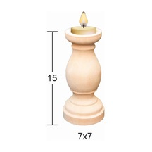 Ahşap Şamdan Şa-38