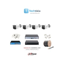Dahua Ip 4 Kameralı Set Hdd Hariç
