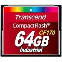 Transcend Industrial TS64GCF170 CF170 64 GB Compact Flash Hafıza Kartı