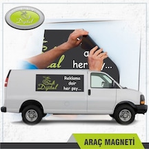 Araç Kapı Magneti Sök Tak Mıknatıslı Araba Reklam Magneti