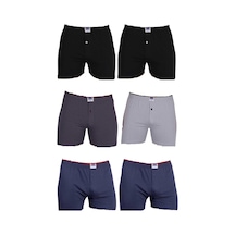 Berrak 1099 Erkek Penye Boxer Şort 6 Adet 001
