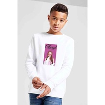 Tshirthane Riverdale Cheryl Blossom Baskılı Unisex Çocuk Beyaz Sweatshirt (534776041)
