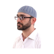 Kışlık Yün Takke - Mavi (554322593)