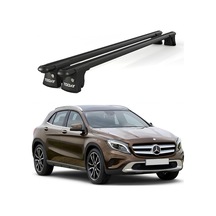 Trio-ıı Mercedes-benz Gla 2013 Ve Sonrası Uyumlu Siyah Kilitli Ara Atkı 120cm Port Bagaj Tavan Barı