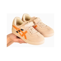 Etayger Çoçuk Kalın Taban Unisex Spor Ayakkabı Kaymaz Taban Sneakers Ten