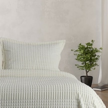 Merinos Modern Line Bej Tek Kişilik Yatak Örtüsü Takımı