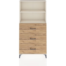 Arges Dolap 2 Raflı 3 Çekmeceli 88x30x182 Aytaşı-çam Aytaşı