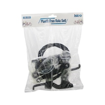Plastik Bisiklet Fren Takımı Set 2pcs Fren Kolu - 1pcs Fren Teli - 4pcs Fren Mekanizma - Pabuç